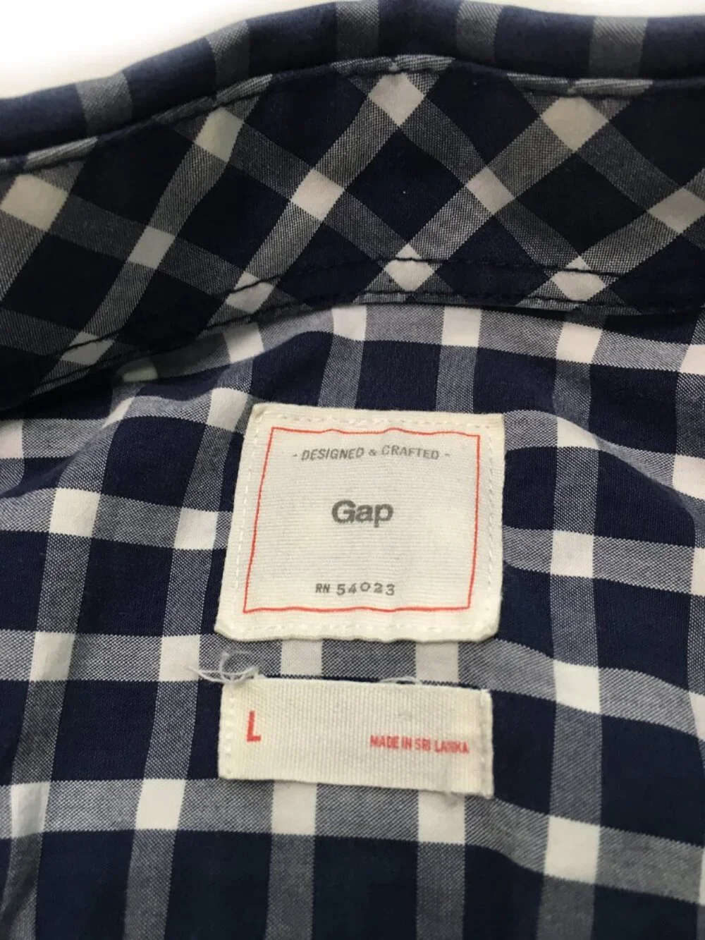 GAP men checkered